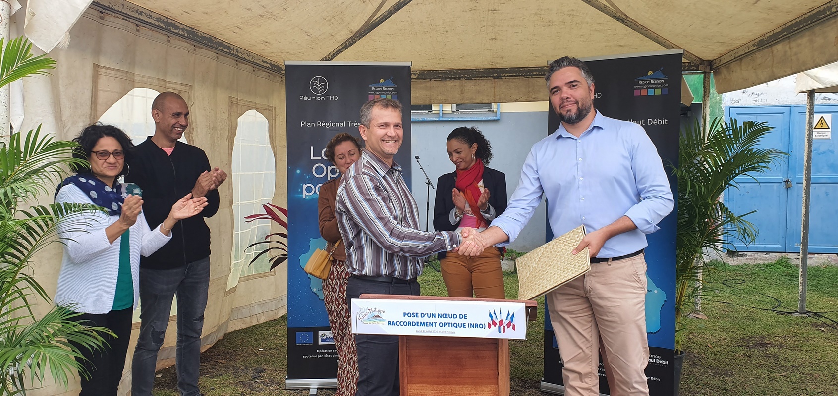 Pose du NRO de Saint-Philippe